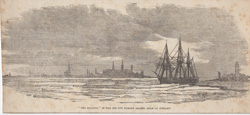 'The Miranda' in the ice off Nargen Island, Gulf of Finland